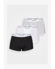 Lacoste Bóxer Pack de 3 slips de algodón elástico
