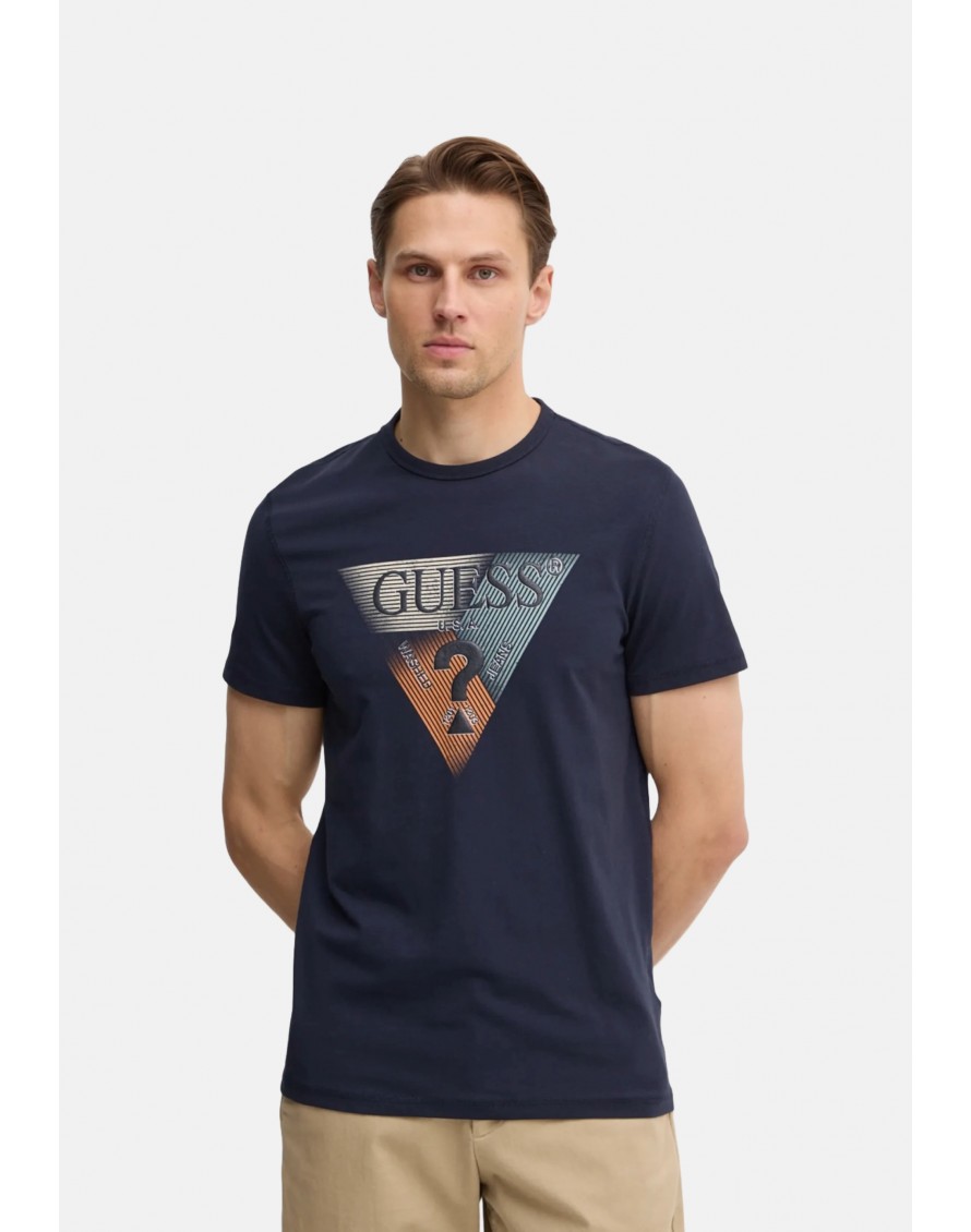 Guess Camiseta SS CN Guess Triangle Tee