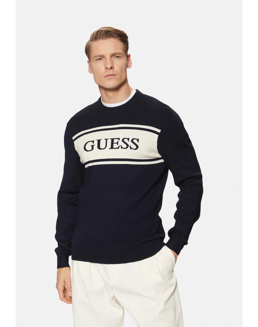 Guess Jersey Flick CN Blocking Sweater