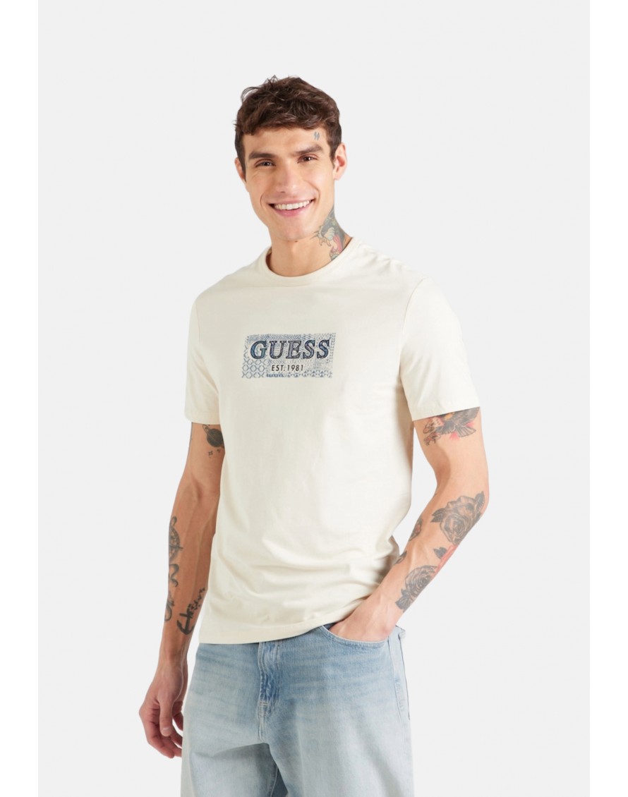 Guess Camiseta SS CN Guess Box Tee