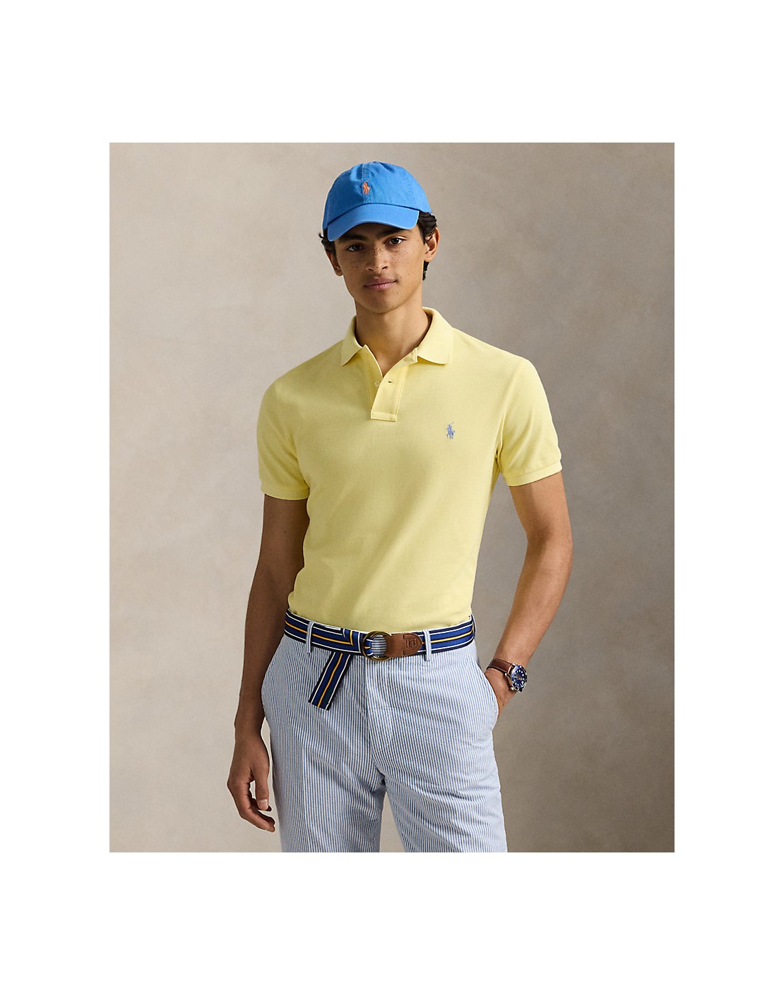 Ralph Lauren Polo de piqué Custom Slim Fit