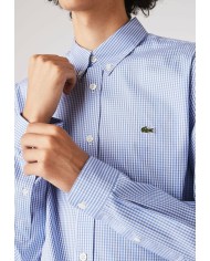 Lacoste Camisa Corte Regular De Cuadros