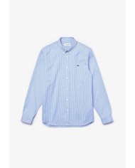 Lacoste Camisa Corte Regular De Cuadros