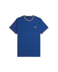 Fred Perry Camiseta con ribete con dos franjas