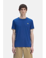 Fred Perry Camiseta con ribete con dos franjas