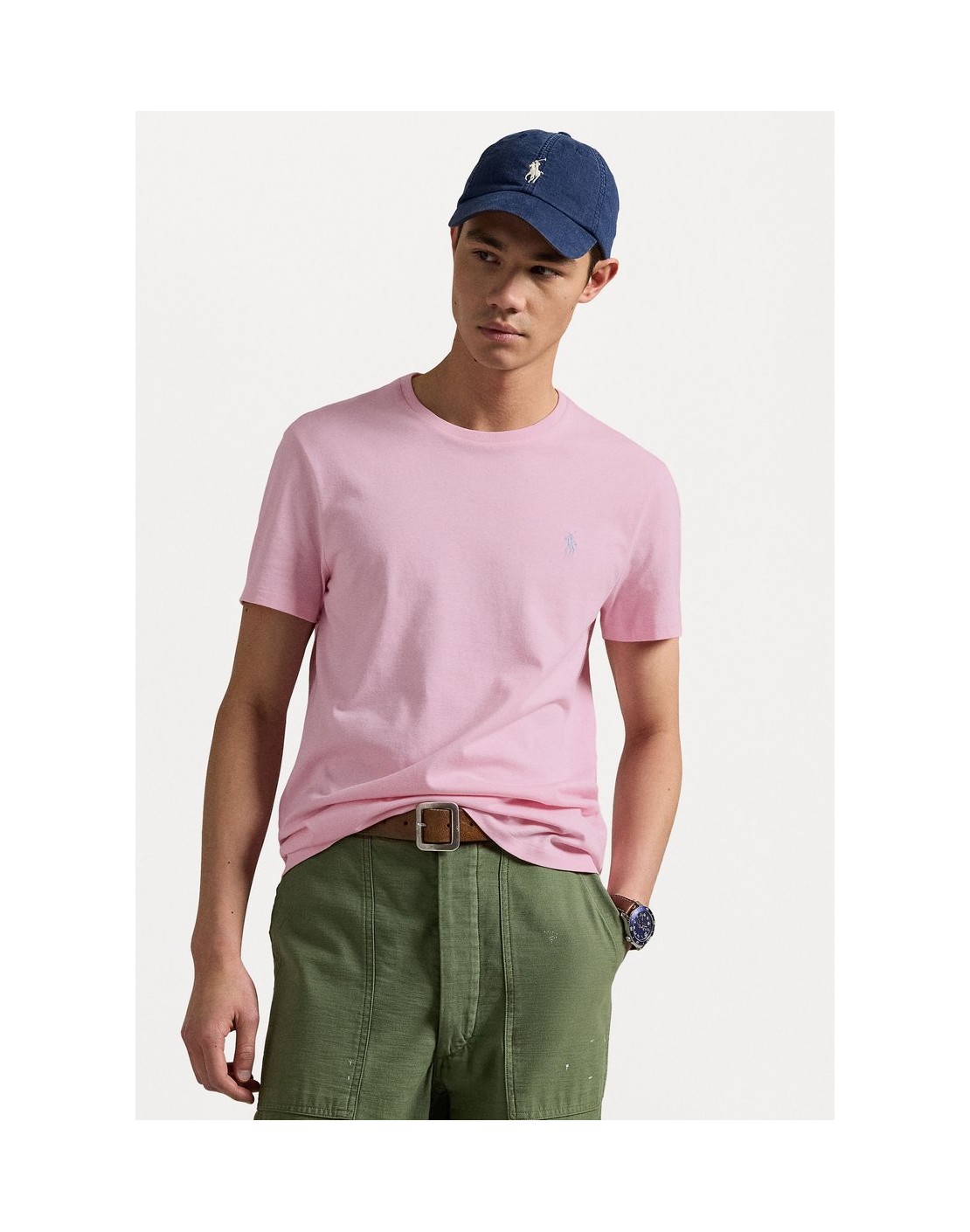 Ralph Lauren SHORT SLEEVE - Camiseta básica - bath pink