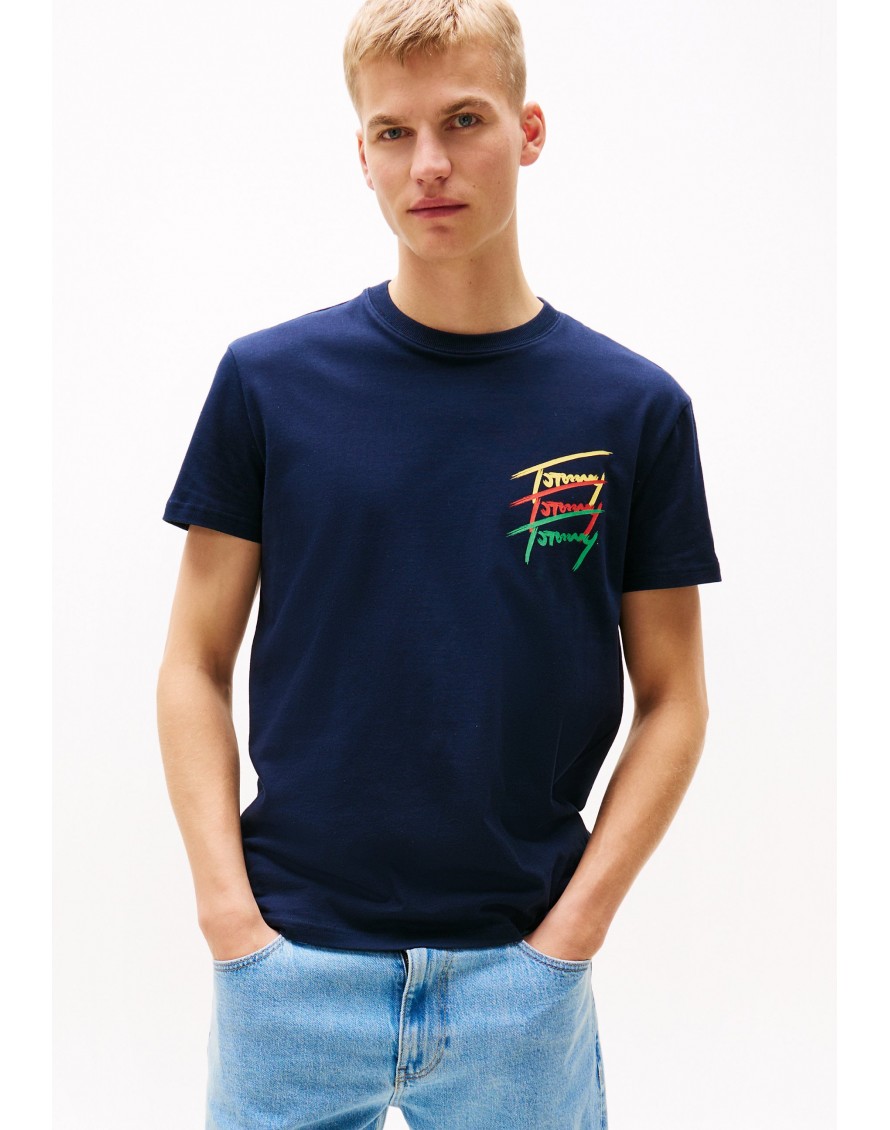 Tommy Jeans Camiseta TJM Reg Twisted Signtr Tee Ext