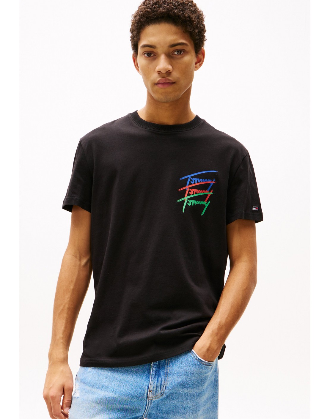 Tommy Jeans Camiseta TJM Reg Twisted Signtr Tee Ext