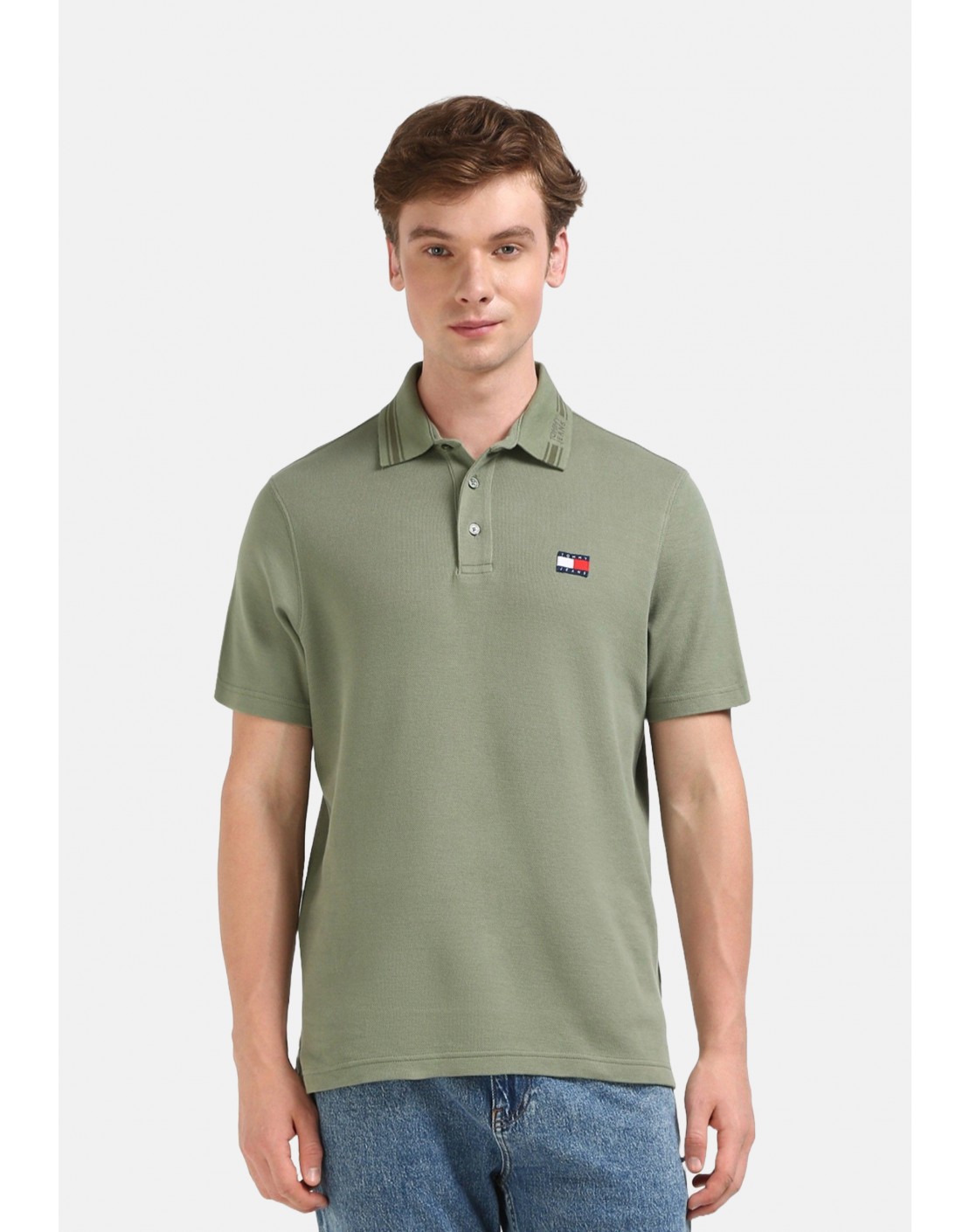 Tommy Jeans Polo TJM Reg Branded Neck Polo Ext