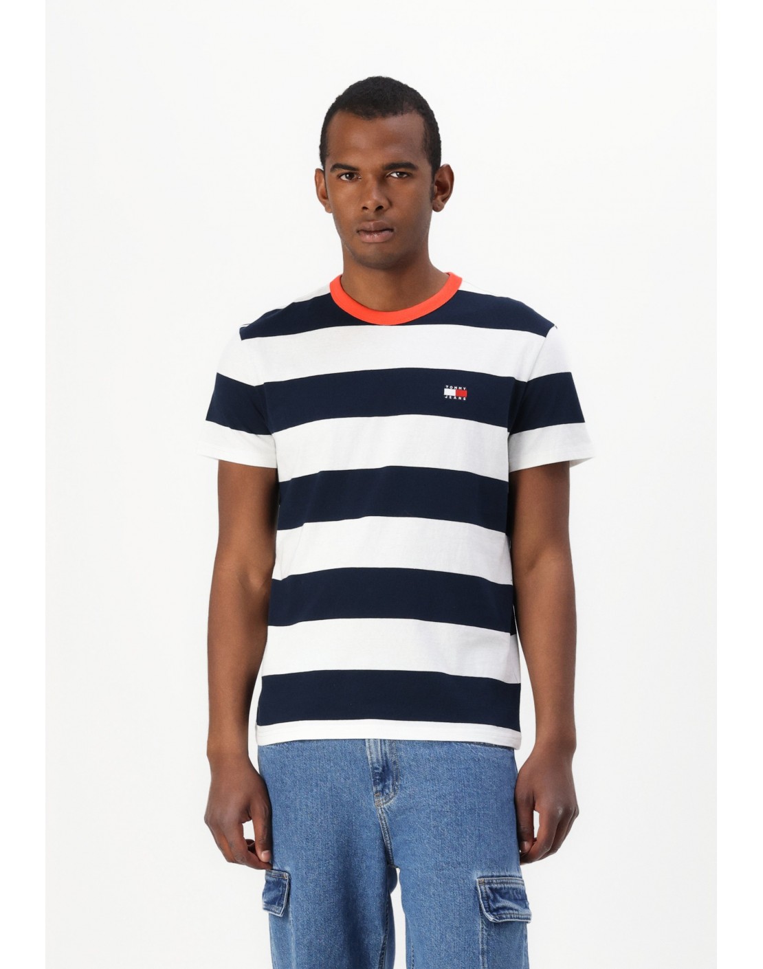 Tommy Jeans Camiseta TJM Reg Bold Stripe Tee