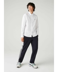 Lacoste Camisa de corte regular de algodón