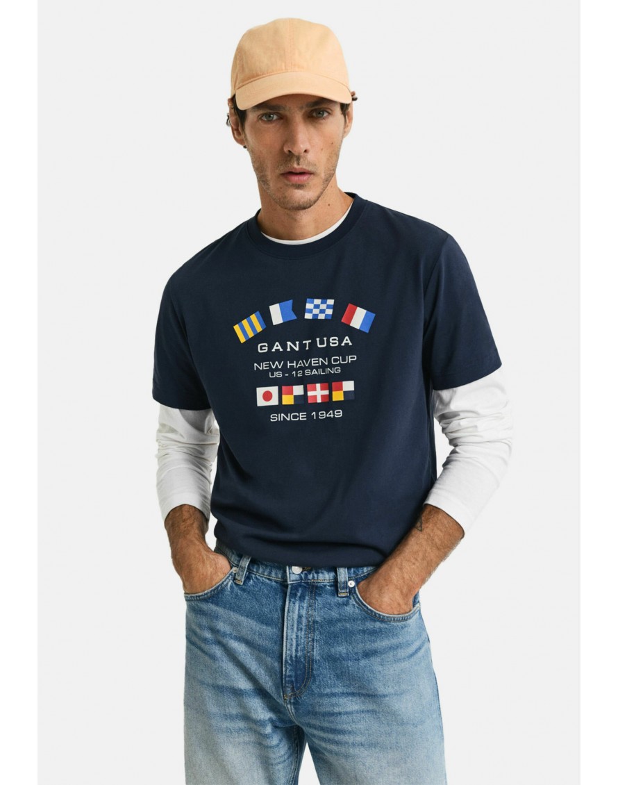 Gant Camiseta Graphic SS T-Shirt