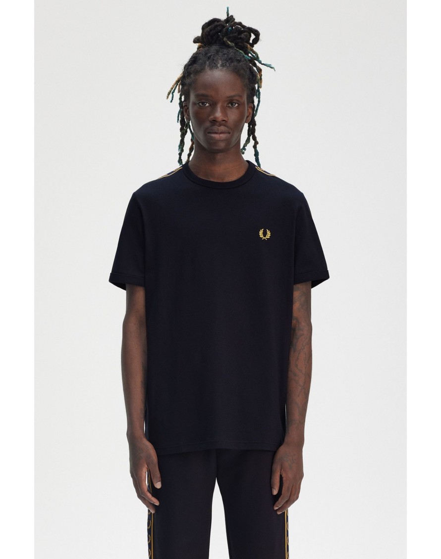 Fred Perry Camiseta Contrast Tape Ringer T-Shirt