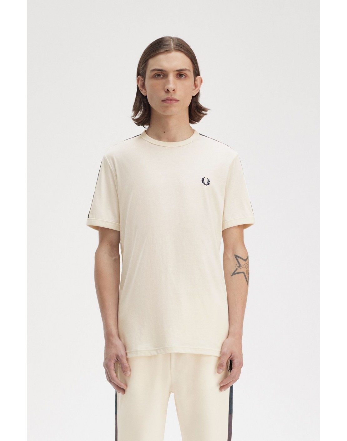 Fred Perry Camiseta Contrast Tape Ringer T-Shirt