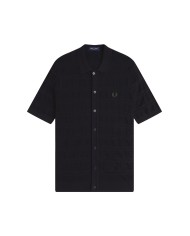 Fred Perry Camisa de punto Cable Detail Knitted Shirt