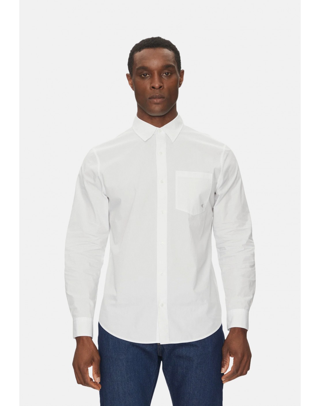 Calvin Klein Camisa LS Poplin Classic Shirt