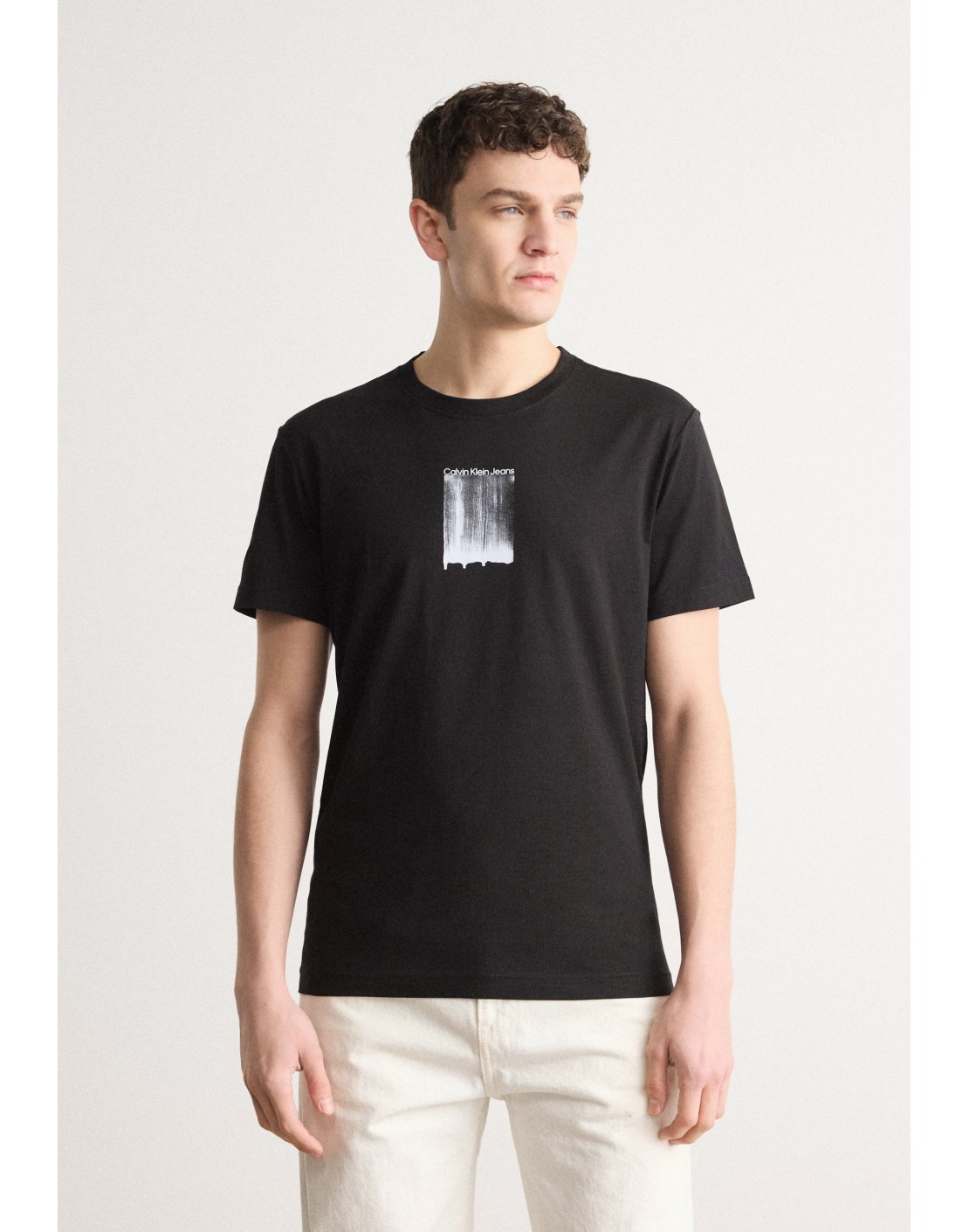 Calvin Klein Camiseta Brush Stroke Graphic Tee