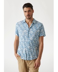 Guess Camisa SS Eco Rayon Watercolor Shirt