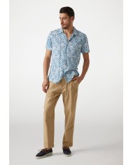 Guess Camisa SS Eco Rayon Watercolor Shirt