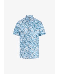 Guess Camisa SS Eco Rayon Watercolor Shirt
