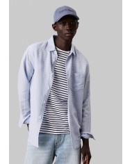 Calvin Klein Camisa Linen Cotton Regular L/S Shirt