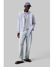 Calvin Klein Camisa Linen Cotton Regular L/S Shirt