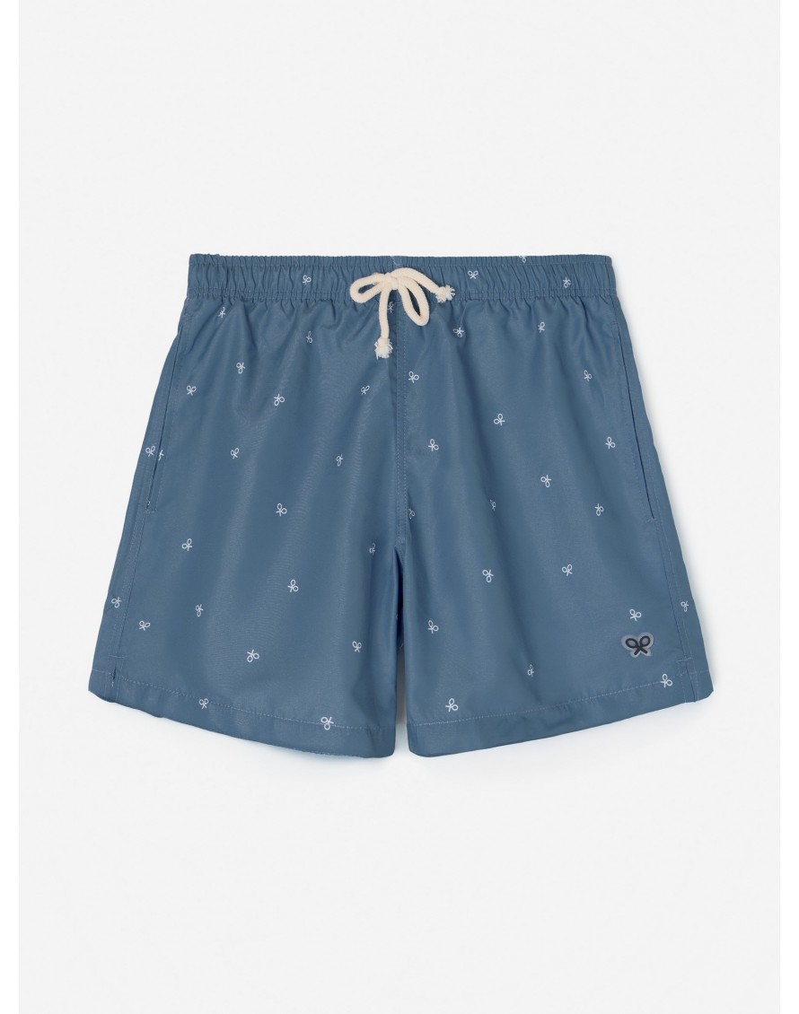 Silbon Bañador Miniraquetas Azul Medio