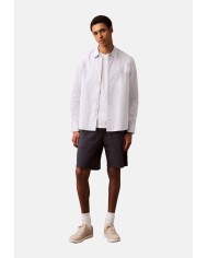 Calvin Klein Camisa LS Oxford Logo Relaxed Shirt