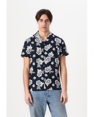 Tommy Jeans Camisa manga corta TJM Reg Slub AOP SS Shirt