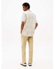 Tommy Jeans Camisa manga corta TJM Reg Slub AOP SS Shirt