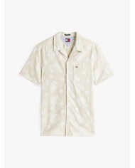 Tommy Jeans Camisa manga corta TJM Reg Slub AOP SS Shirt