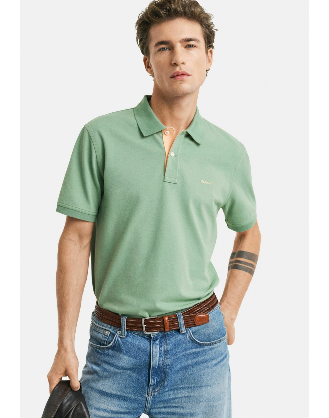 Gant Polo Reg Contrast Pique SS Rugger