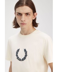 Fred Perry Camiseta Textured Laurel Wreath T-Shirt