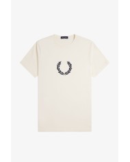 Fred Perry Camiseta Textured Laurel Wreath T-Shirt