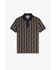 Fred Perry Polo Graphic Print Polo Shirt