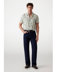 Guess Camisa SS Eco Rayon Oil Palm Shirt