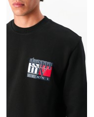 Tommy Jeans Sudadera Regular Flag Crew