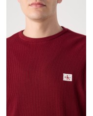 Calvin Klein Jeans Camiseta LS Waffle Badge TEE