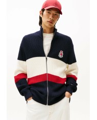 Tommy Hilfiger Chaqueta de punto Blocked Zip-Thru