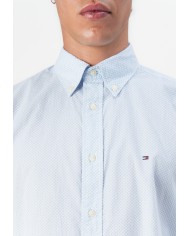 Tommy Hilfiger Camisa Micro Print Flex Popelin