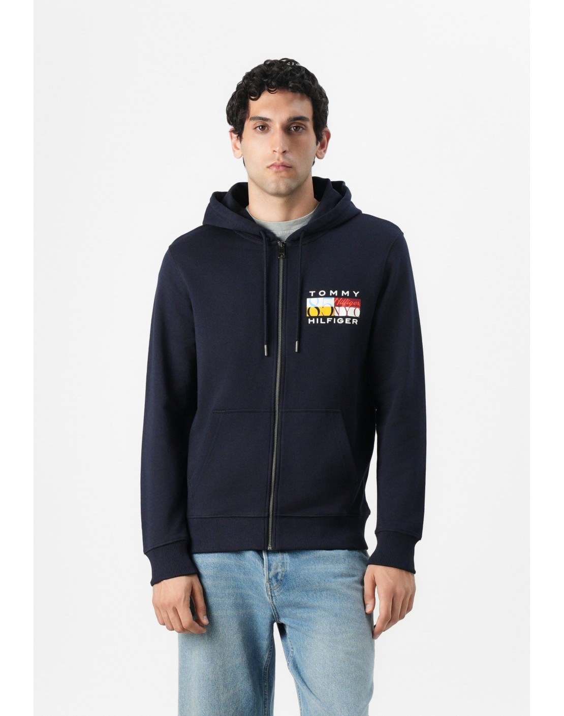 Tommy Hilfiger Sudadera Colour Flag Zip Through