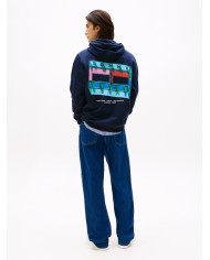 Tommy Jeans Sudadera con capucha TJM DNA Flag Play