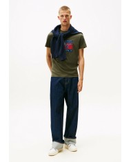 Tommy Jeans Camiseta TJM Slim RWB Flag TEE