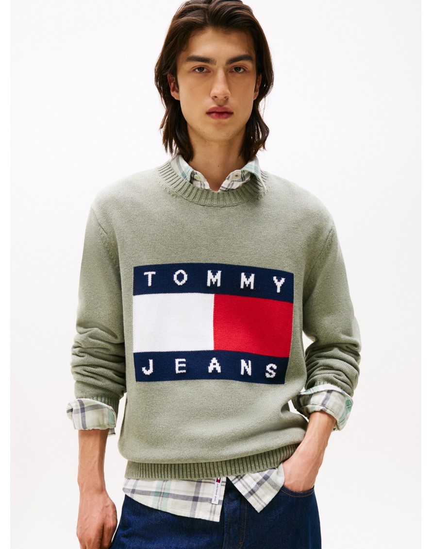 Tommy Jeans Jersey de punto Melange Flag