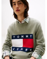 Tommy Jeans Jersey de punto Melange Flag