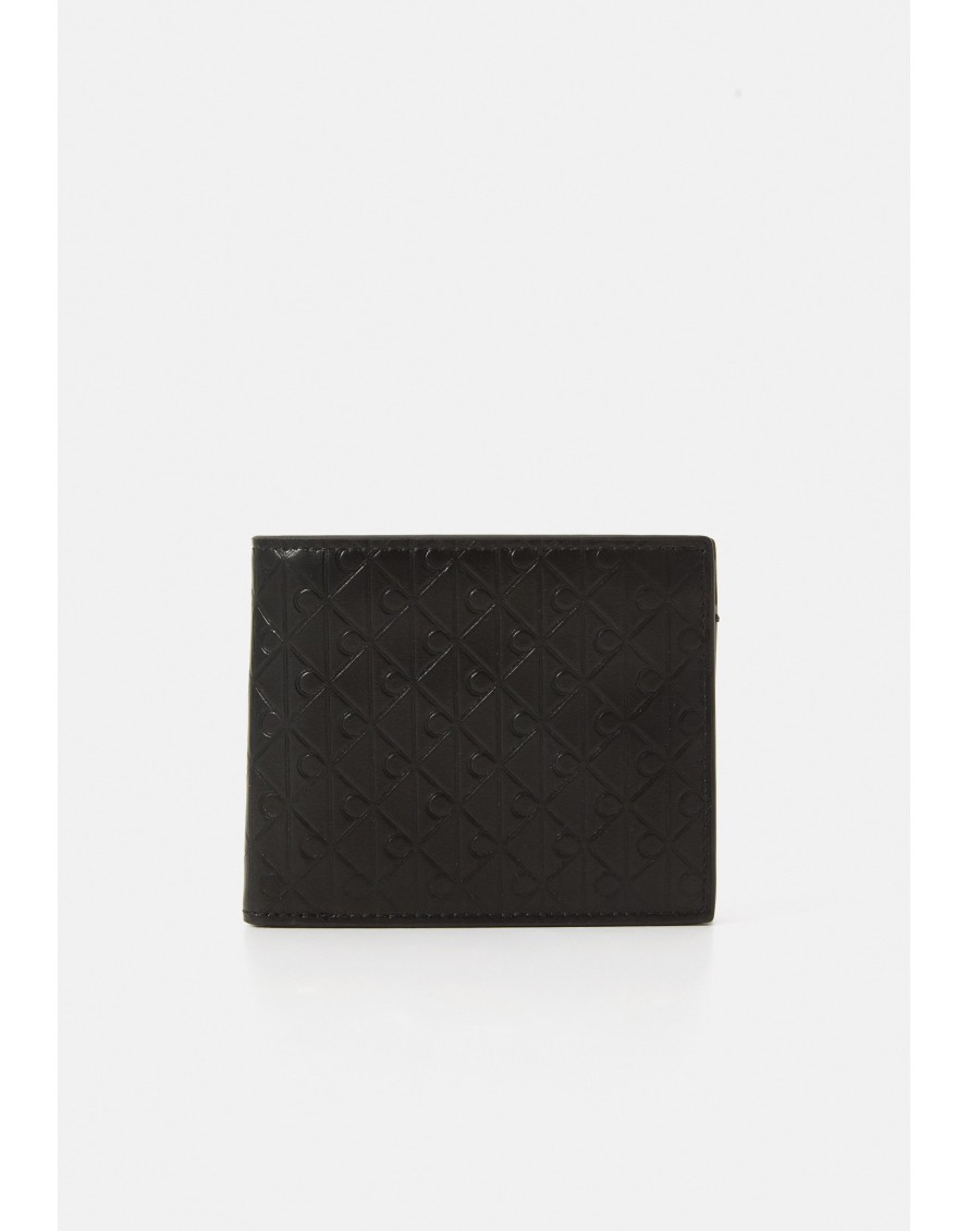 Calvin Klein Cartera Embossed Emblem Billfold Coin