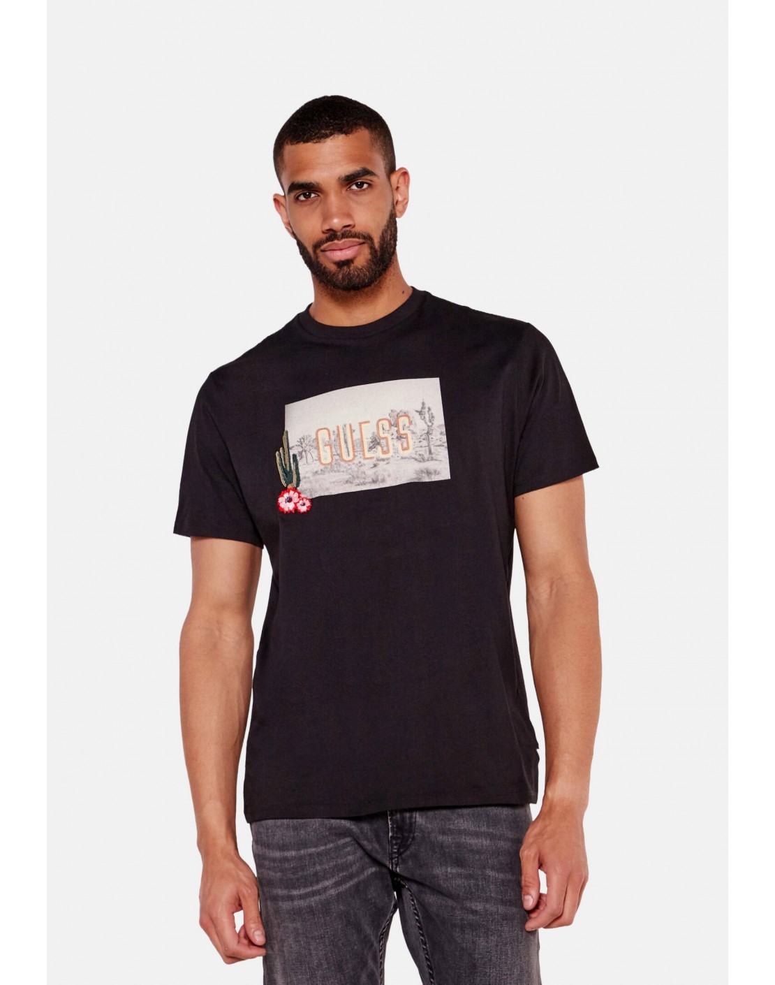 Guess Camiseta SS BSC Cactus Garden