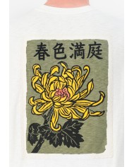 Guess Camiseta SS David Floral Applq Crew