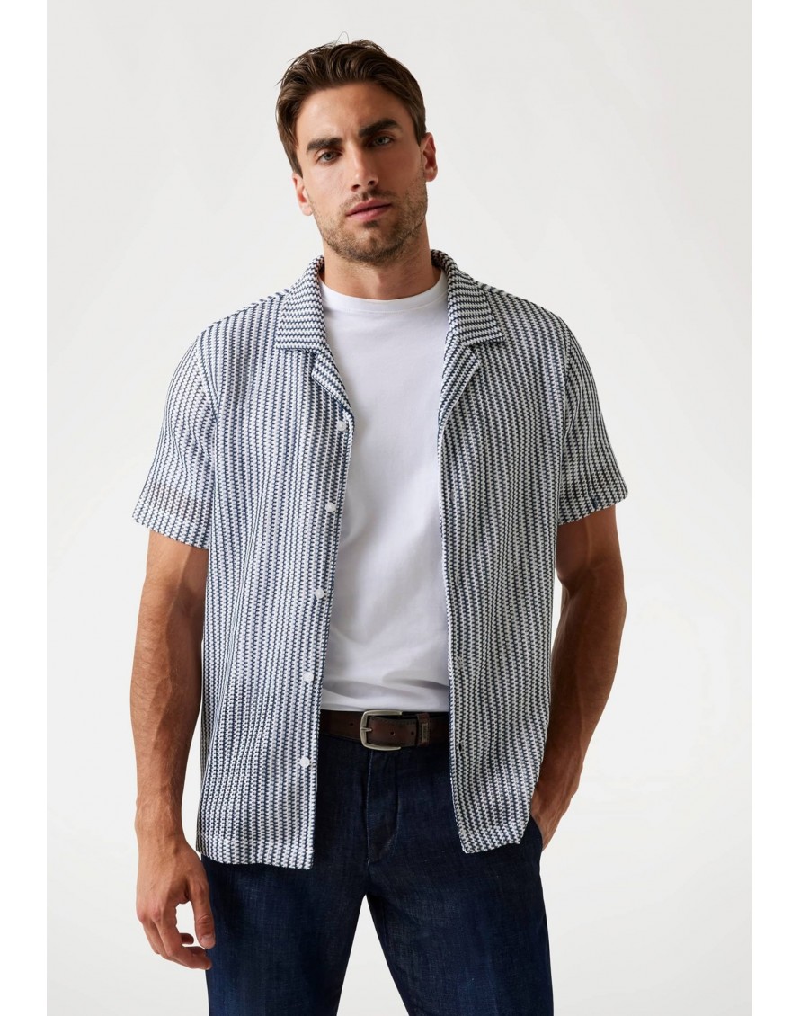 Guess Camisa punto SS Larson Knit Shirt