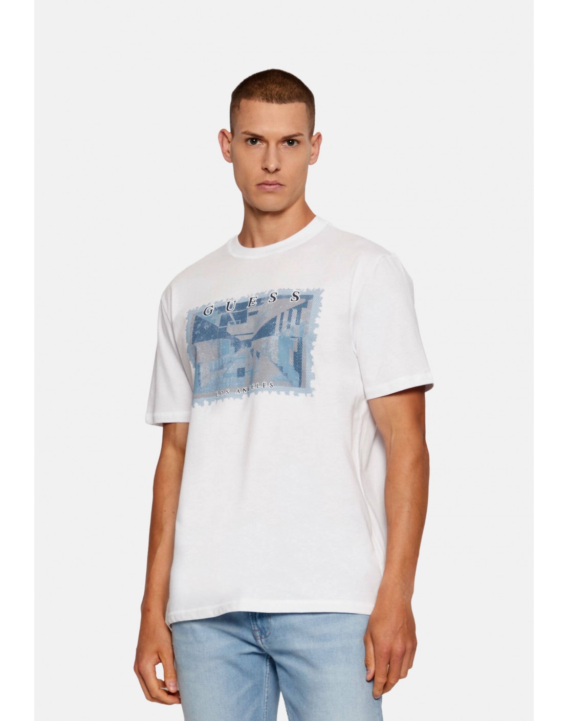 Guess Camiseta CN SS Graphic Print Tee